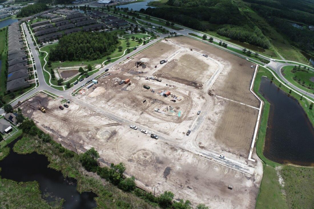 Bexley Lot D Construction Project Drone Photo